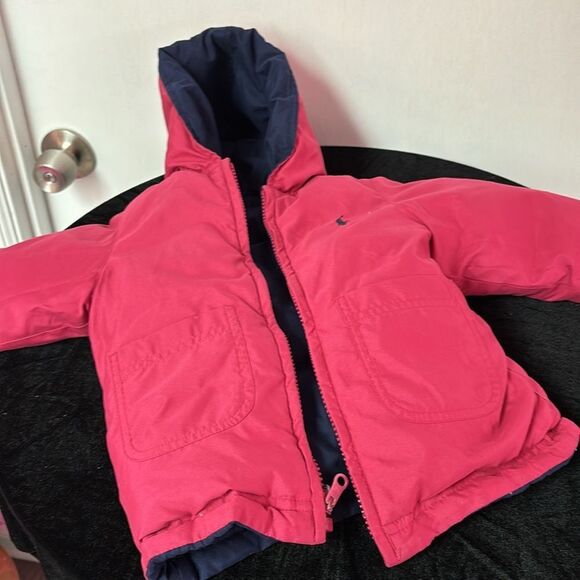 Baby Girl RALPH LAUREN REVERSIBLE COAT - Picture 3 of 4